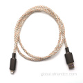 New design new products multi-color braided data line